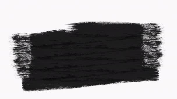 Cadre - Paint Brush Strokes Transition Reveal avec Luma Matte - Transparence. — Video