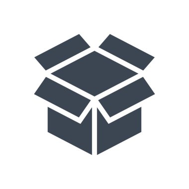 Kutu Vektörü Vektör Kabartma Simgesi