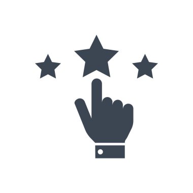 İtibar Vektörü Kabartma Simgesi