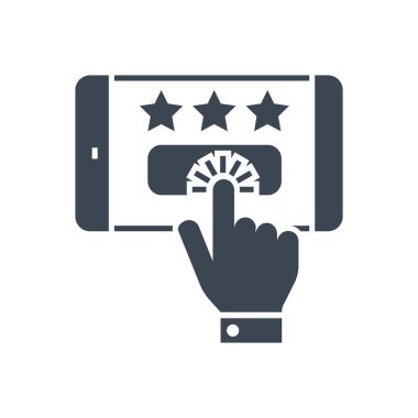 Müşteri Teftişi Vektör Kabartma Simgesi