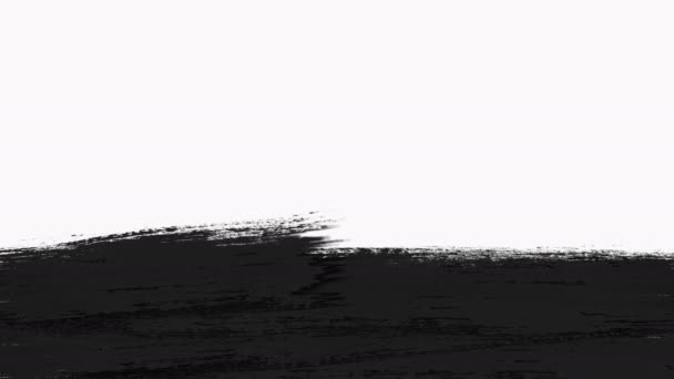 Farbpinsel Transition Reveal mit Transparenz - Luma matt. — Stockvideo