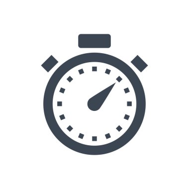 Stopwatch Vektör Kabartma Simgesi