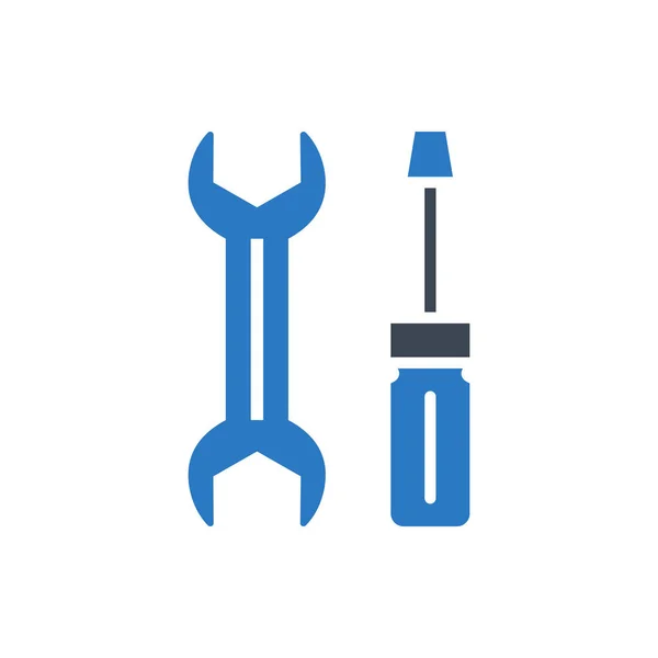 Servicios Vector Glyph Icon — Vector de stock