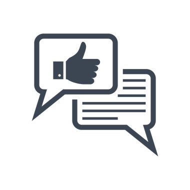 Sosyal Bağlanma Vektörü Kabartma Simgesi