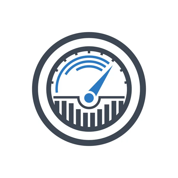 Tráfego Vector Glyph Icon — Vetor de Stock