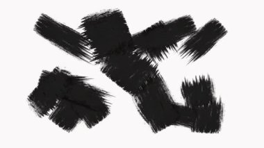  Çerçeve Fırça Vuruşları Alfa Kanalı ile Geçiş Açığı - Şeffaflık.