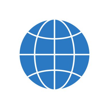 Küre Vektörü Kabartma Simgesi