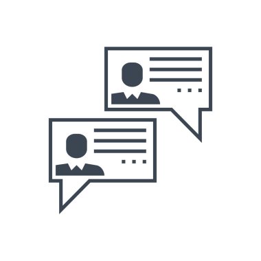 Sosyal Chaneller Vektör Kabartma Simgesi