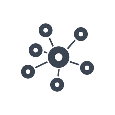 Sosyal Ortam Vektörü Kabartma Simgesi