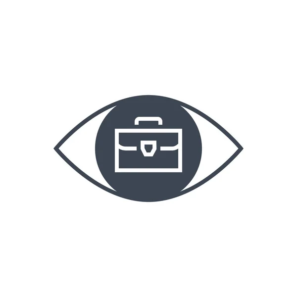 Portfólio de demonstração Vector Glyph Icon — Vetor de Stock