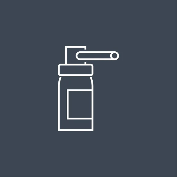 Bottle of Spray Vector Icon — Stock Vector