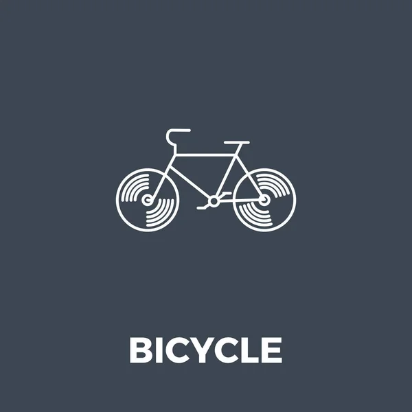 Bicycle Icon Vector. — Stock Vector