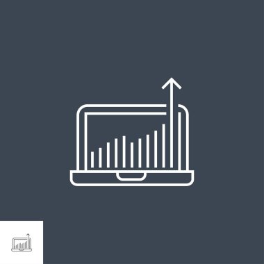 Büyüme Trafik Çizgisi Simgesi