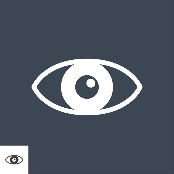 Icona vettoriale occhio — Vettoriale Stock