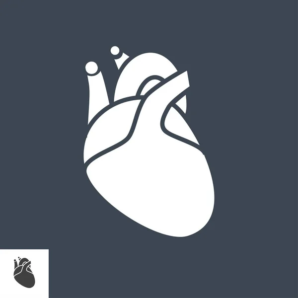 Векторная икона сердца — стоковый вектор