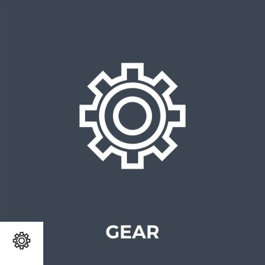 Vites Vektörü Glyph Simgesi