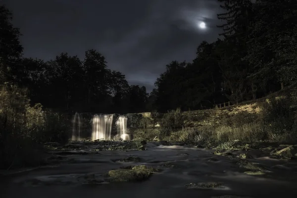 Krásná Nádherná Tmavá Noc — Stock fotografie