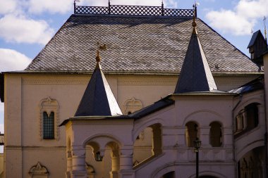 Rostov şehrindeki antik Kremlin. Yaroslavl bölgesi, Rusya