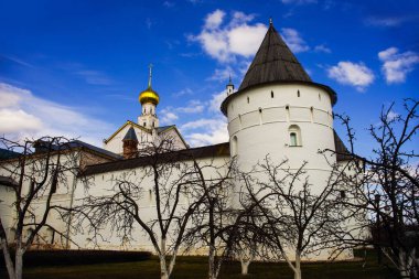 Rostov şehrindeki antik Kremlin. Yaroslavl bölgesi, Rusya