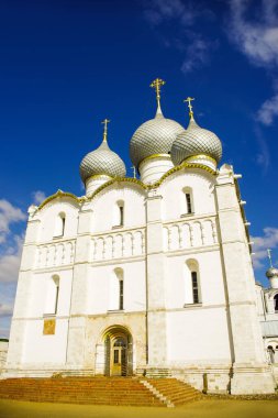 Rostov şehrindeki antik Kremlin. Yaroslavl bölgesi, Rusya