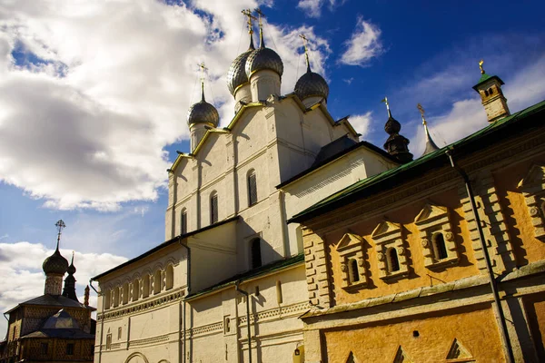 Rostov Şehrindeki Antik Kremlin Yaroslavl Bölgesi Rusya — Stok fotoğraf