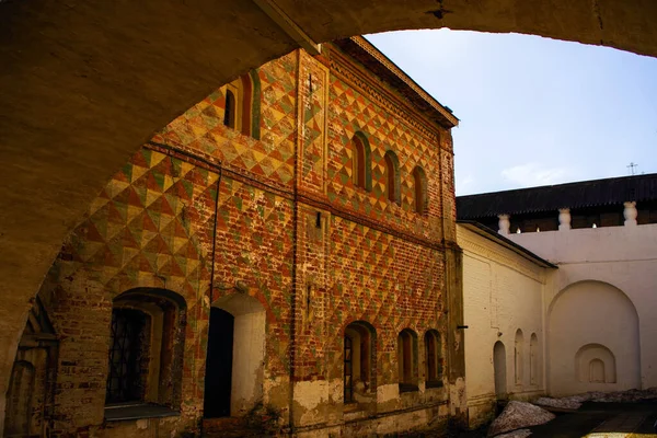 Antico Cremlino Nella Città Rostov Regione Jaroslavl Russia — Foto Stock