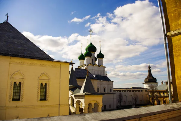 Starověký Kreml Městě Rostov Jaroslavl Rusko — Stock fotografie