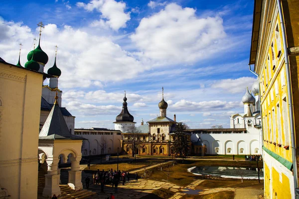 Antigo Kremlin Cidade Rostov Yaroslavl Região Rússia — Fotografia de Stock