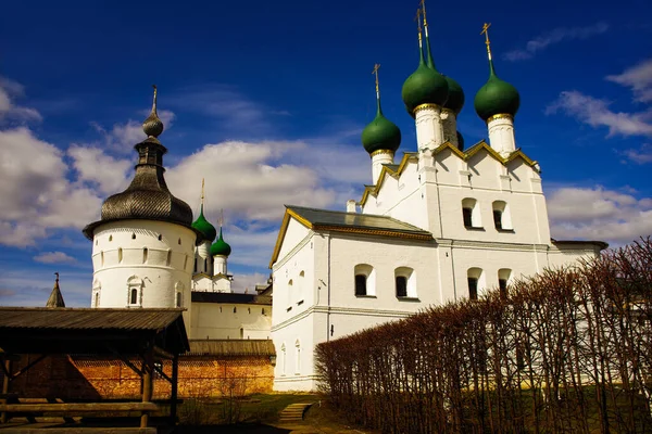 Starověký Kreml Městě Rostov Jaroslavl Rusko — Stock fotografie