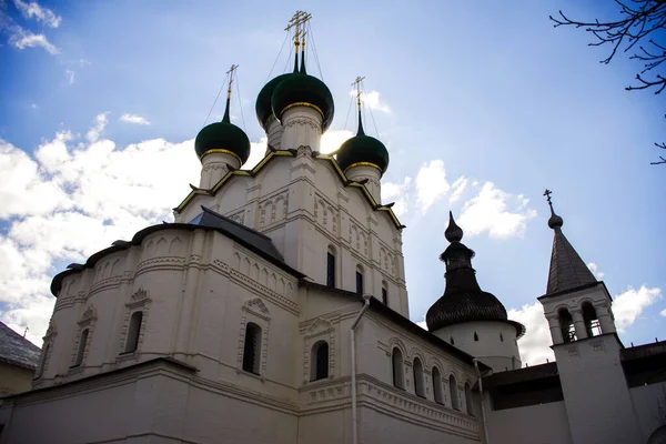 Rostov Şehrindeki Antik Kremlin Yaroslavl Bölgesi Rusya — Stok fotoğraf