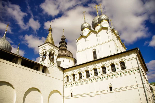 Rostov Şehrindeki Antik Kremlin Yaroslavl Bölgesi Rusya — Stok fotoğraf