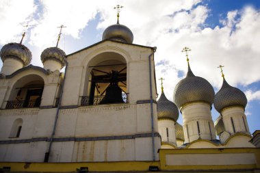 Rostov şehrindeki antik Kremlin. Yaroslavl bölgesi, Rusya