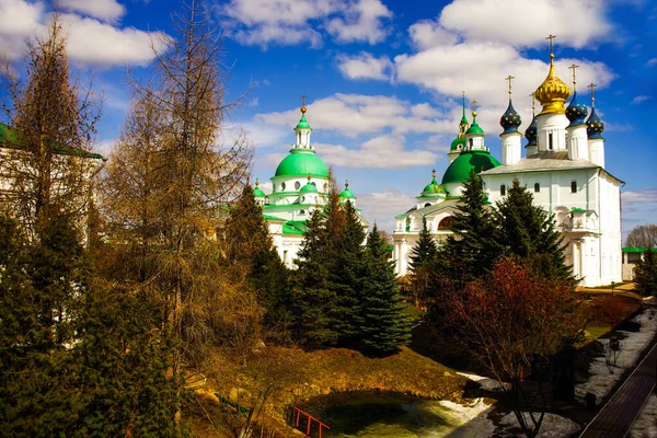 Monasterio Spaso Yakovlevsky Dimitriev Ciudad Rostov Región Yaroslavl Rusia — Foto de Stock