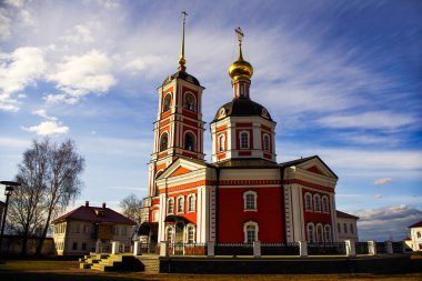 Rostov şehrindeki Trinity-Sergius Varnitsky manastırı. Yaroslavl bölgesi, Rusya