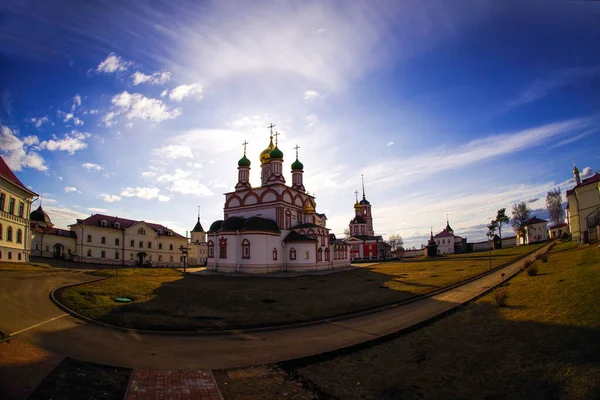 Tríade Sérgio Varnitsky Mosteiro Cidade Rostov Yaroslavl Região Rússia — Fotografia de Stock