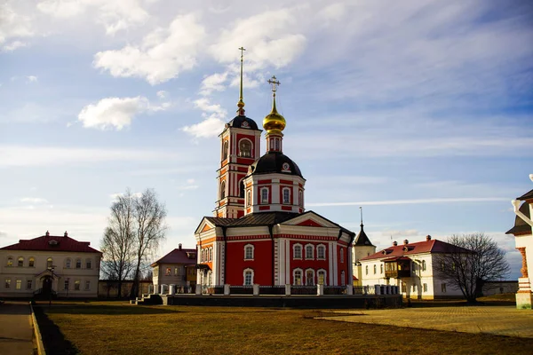 Trinity Sergius Varnitsky Monastery City Rostov Yaroslavl Region Russia — Stock Photo, Image