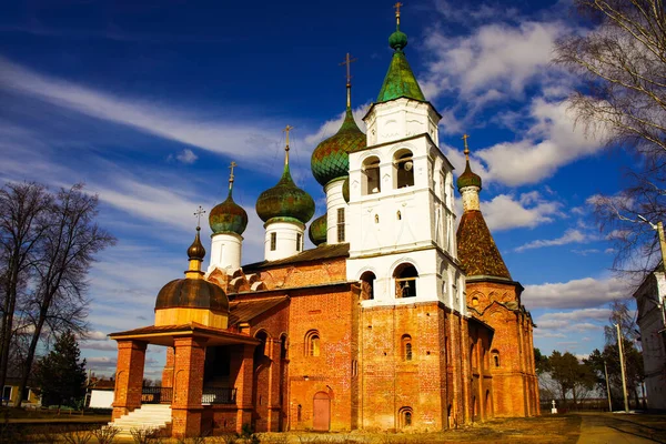 Starożytna Objawienie Klasztor Avraamiev Mieście Rostov Obwód Jarosławski Rosja — Zdjęcie stockowe