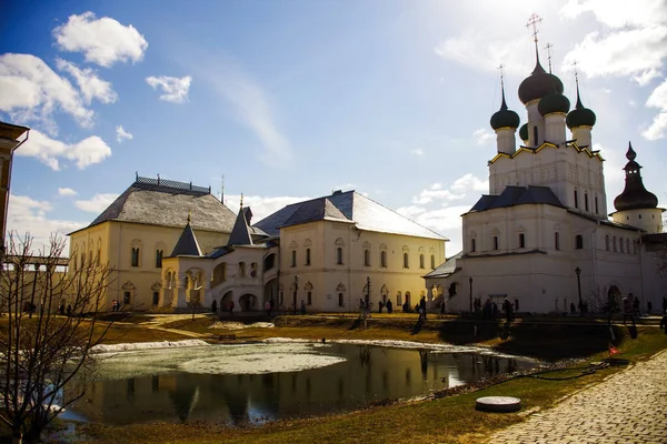 Rostov Şehrindeki Antik Kremlin Yaroslavl Bölgesi Rusya — Stok fotoğraf
