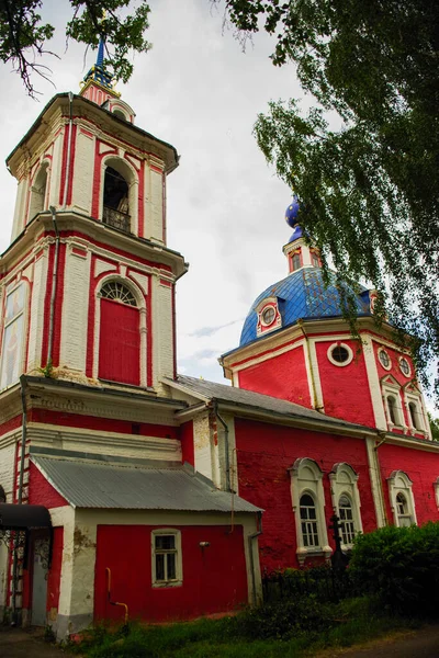 Kerk Van Voorspraak Van Heilige Moeder Gods Pereslavl Zalessky Rusland — Stockfoto