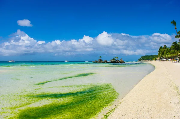 晴れた日のボラカイ島 フィリピン — ストック写真