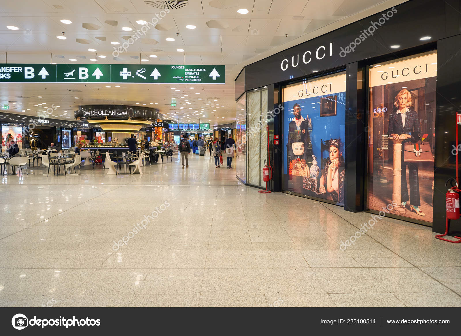 Milan Malpensa Italy Circa November 2017 Milan Malpensa Airport
