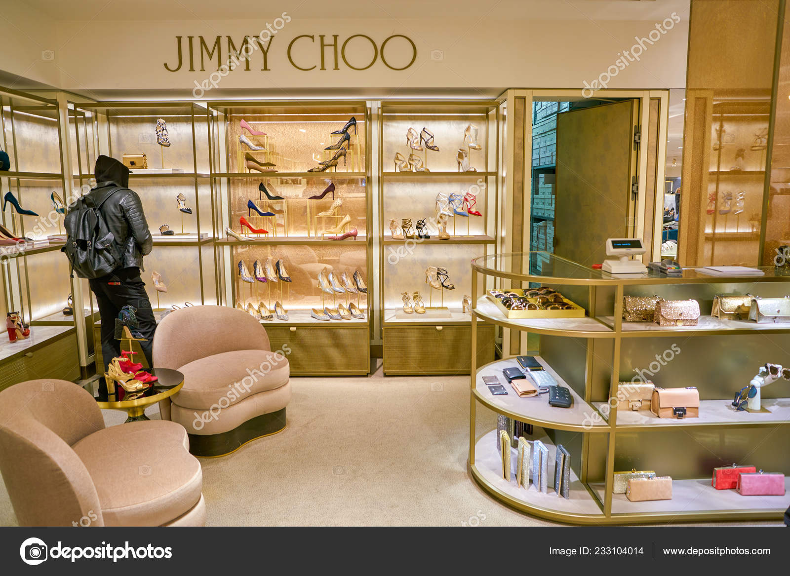 Milano Italia Circa Novembre 2017 Scarpe Mostra Centro Commerciale Rinascente — Foto Editoriale Stock © teamtime #233104014