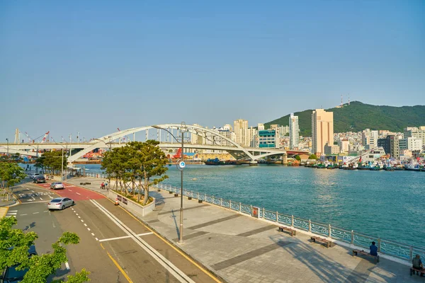 Busan Güney Kore Mayıs 2017 Yaklaşık Busan Kentsel Peyzaj Eski — Stok fotoğraf