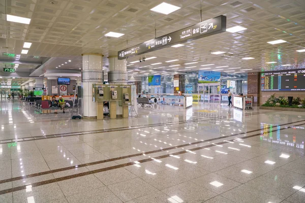 Busano Coréia Sul Circa Maio 2017 Dentro Aeroporto Internacional Gimhae — Fotografia de Stock