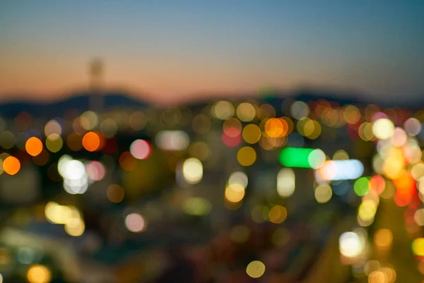夜の釜山の多重ビュー — ストック写真