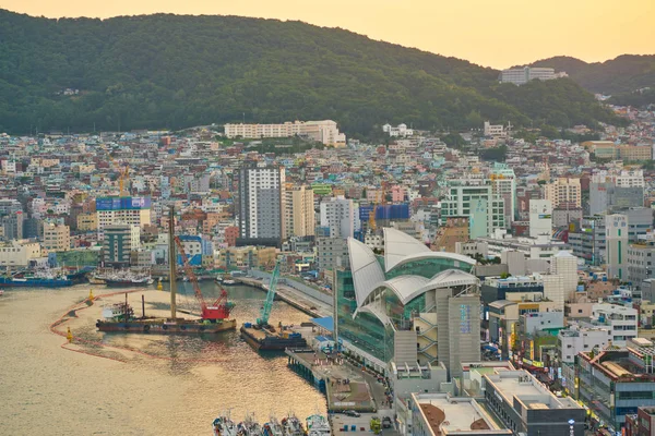 Busan South Korea Circa Maj 2017 Beskåda Busan Från Varuhuset — Stockfoto