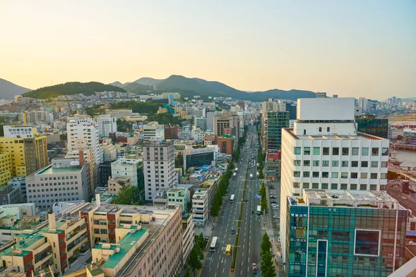 Busan South Korea Circa Maj 2017 Beskåda Busan Från Varuhuset — Stockfoto
