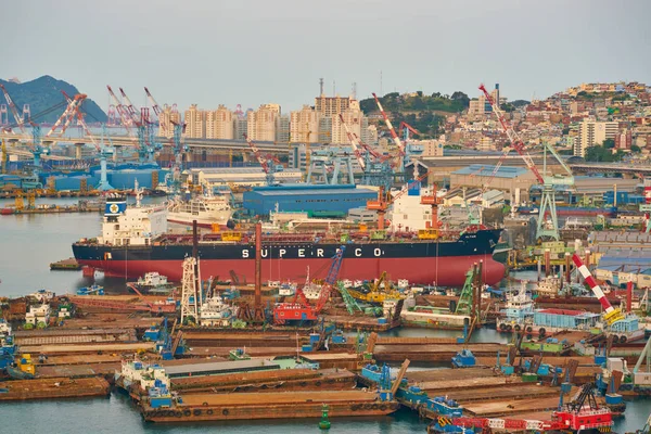 Busan Corea Del Sur Circa May 2017 Vista Busan Desde — Foto de Stock