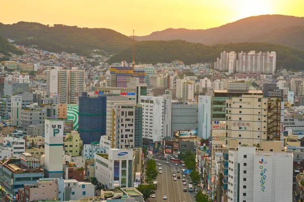 Busan South Korea Circa May 2017 View Busan Lotte Department — стоковое фото