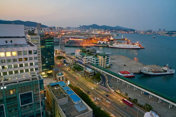 Busan South Korea Circa Maj 2017 Beskåda Busan Från Varuhuset — Stockfoto